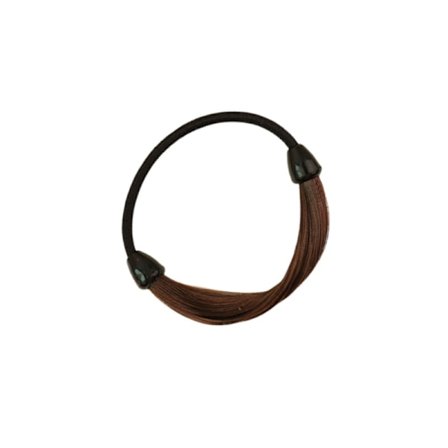2 stk. Moderne Hår Scrunchies, Høj Elasticitet Hestehale Hårelastik DarkBrown