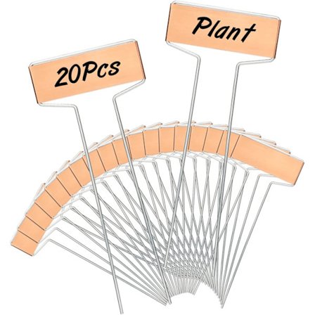 20 stk. 15,5 cm planteskilte, planteskilte, urteskilte, metal til