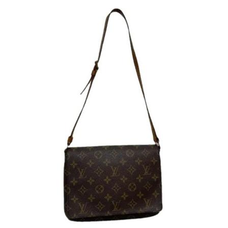 Louis Vuitton Vintage, Pre-owned Canvas louis-vuitton-bags Bruin, Dames, Maat:ONE Size