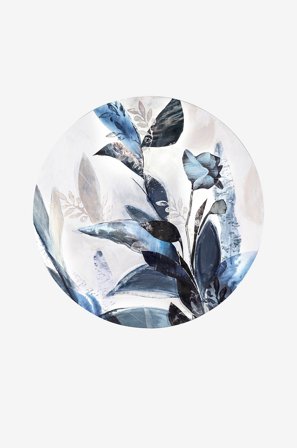 Malerifabrikken - Bilde Blue leaves - Blå - Bilder & skilt - Fra Homeroom