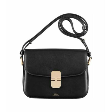 A.p.c., Cross Body Bags Zwart, Dames, Maat:ONE Size,leer