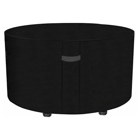 Rundt hagebordtrekk - Vanntett hagebordtrekk Anti-UV Oxford Heavy Duty bordbeskyttelse utendørs 12075cm