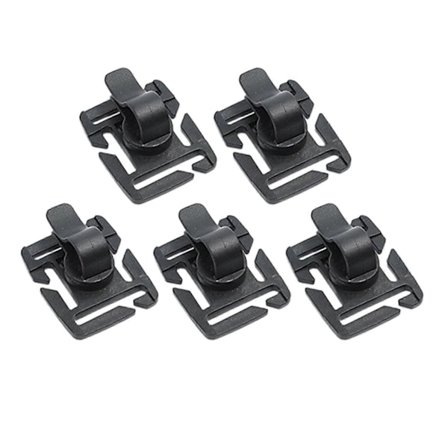 5 st Dryckespåse Rörklämmor Paket Vattenslang Klämmor Fästen Clip Utomhus Taktisk Påse Rörklämma Vattenblåsa Slangklämma lera färg [DB]