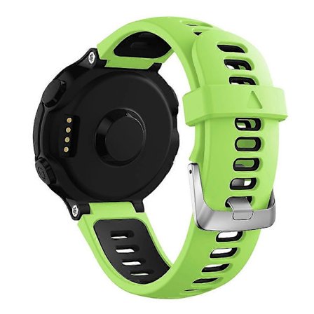 För Garmin Forerunner 735XT 220 230 235 620 630 Silikon Klockarmband Ersättningsarmband med Sil (LGL)