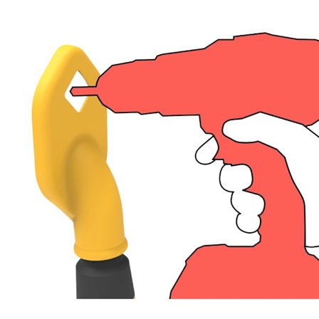 Drill Dammsamlare vakuumfäste