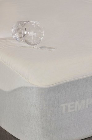 Tempur - Bäddmadrasskydd Organisk Bomull - Vit - Bäddtillbehör - 180X200 - Från Homeroom