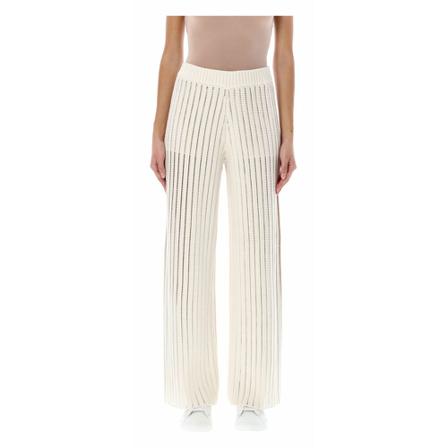 Fabiana Filippi, Women Clothing Trousers Cream Ss 23 Wit, Dames, Maat:S