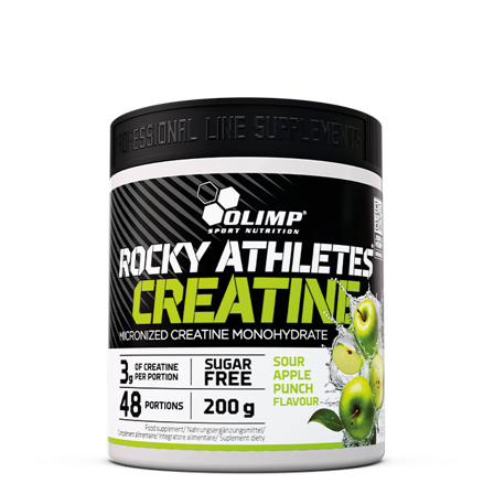 Rocky Athletes Creatine 200 g Sour Apple