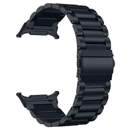 Typ A Ersättningsarmband för Samsung Galaxy Watch Ultra 47mm, 3-radigt rostfritt stål smartklocka