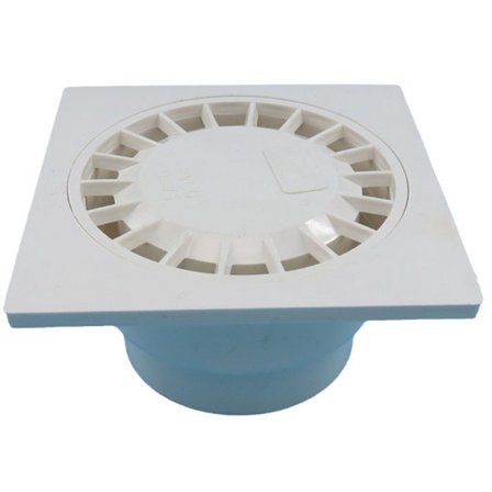 PVC gulvafløb enkelt indsats rund vaskemaskine balkon lugtfjernende side plastik hjørne ver...