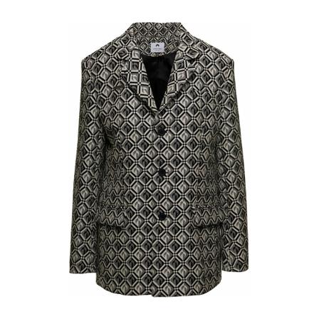 Marine Serre Blazers , Zwart , Dames , Maat: S