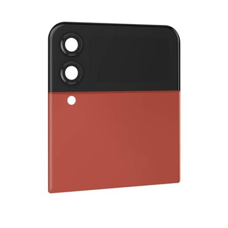 Original Samsung Z Flip 4 Övre batteriskydd med extern display Röd
