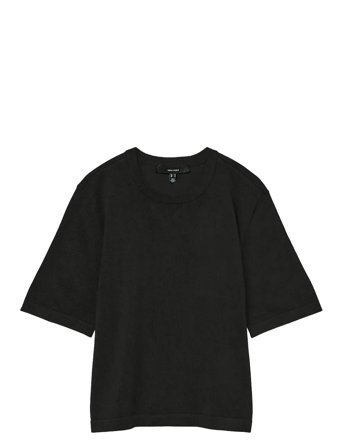 Vmsilje 2/4 O-Nck Over Pull Ga Noos Black Vero Moda