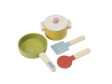 MICKI Grytset, 5 delar - Lyreco - Skola och förskola - Lekmaterial - Kök och matlek