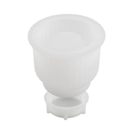 Stor Kruka Silikonform Hartsburk Formar med Lock för Små Cementkoppburkar Hartsform DIY Handgjorda Hantverk för Harts,