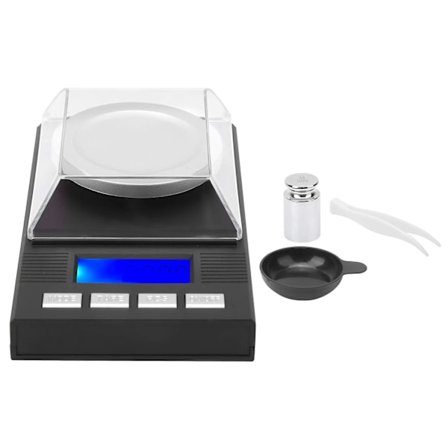 Mini bærbar balance digital høj præcision elektronisk vægt smykkevægt (50 x 0,001 g 1 mg), elektriker elektroniske værktøjer