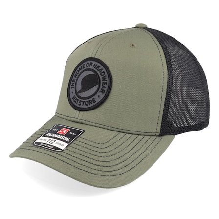 Hatstore - Groen trucker Cap - Crown Badge Loden/Black Trucker @ Hatstore