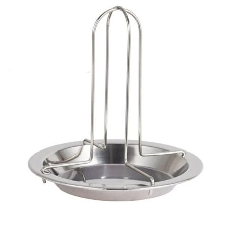 1 BBQ Non-Stick Kyckling Grill Set med Skål och Grilltillbehör