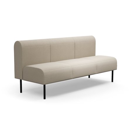 Modulsofa VARIETY, 3-Sitzer, Stoff Pod CS, sand