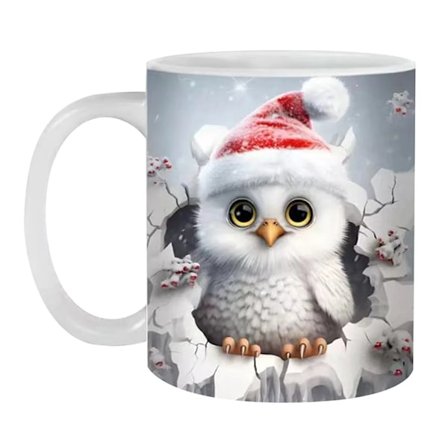 Kaffe kop, 3D julekop, mælkekop, te kop, dekoration, julegave til venner
