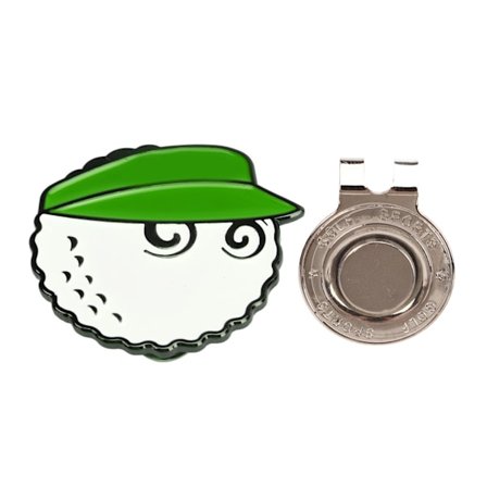 Golf-lippismerkki irrotettavalla hattukiinnikkeellä miehille ja naisille - Golf-tarvikkeet, vihreä