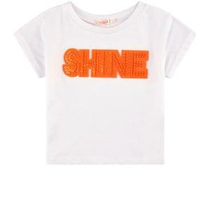 Billieblush White Shine T-Shirt - Tops - 5 years - White