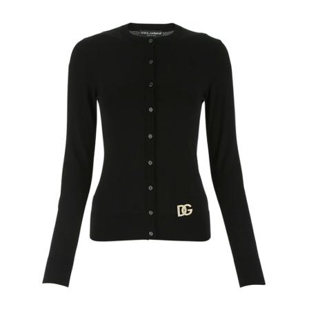 Dolce & Gabbana, Knitwear Czarny, Kobieta, Rozmiar: S