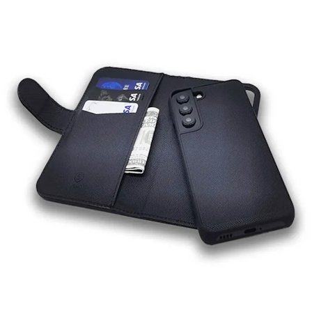 SiGN Galaxy S23 Plus Pungetui 2i1 - Sort