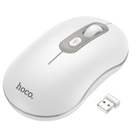 Hoco Trådlös Datormus 2.4G 1600 DPI GM21 - Vit