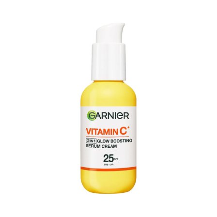 Garnier Vitamin C 2in1 Glow Boosting Serum Dagcreme SPF25 50 ml, Skincare, Ansigtspleje, Dagcreme