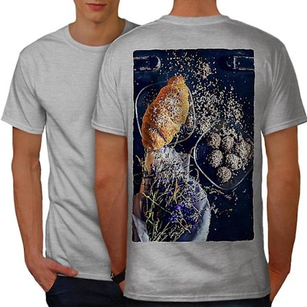 Kök Frukost Mat Män T-shirt Tillbaka