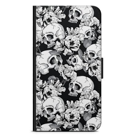 Bjornberry Fodral Samsung Galaxy S9 Plus - Dödskallar & Rosor
