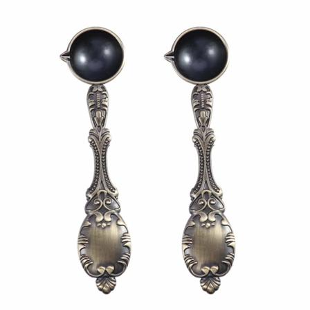 2 stk. forseglingsske med antik bronzehåndtag til forsegling af kuverter og frimærker