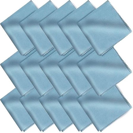Mikrofiber Rengjøringskluter, 50 Stk Kluter For Rengjøring Av Briller, Kamera
