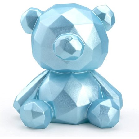 Sparegris, sød plastik sparegris, ubrydelig møntbank til piger og drenge, stor sparegris til piger, drenge, børn, voksne, fødselsdag --- Blå