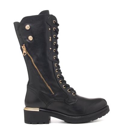 Nerogiardini, Lace-up Boots Czarny, Kobieta, Rozmiar: 36 EU
