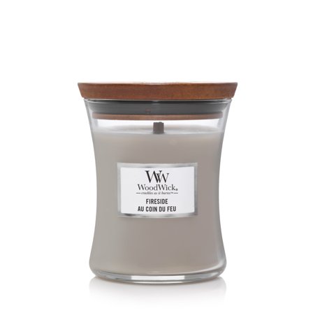 Woodwick Hourglass Candles Fireside 275g - Candela Profumata