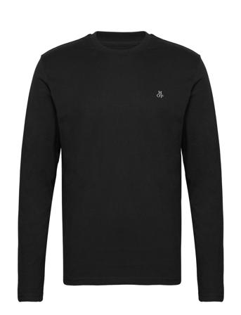 T-Shirts Long Sleeve T-shirts Long-sleeved Svart Marc O'Polo*Betinget Tilbud