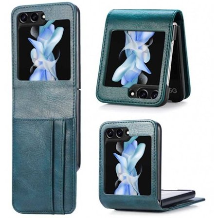 4-FACK Plånboksfodral Samsung Z Flip 5 - Grön