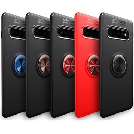 Samsung S10 Käytännöllinen iskunkestävä suojus rengaspidikkeellä