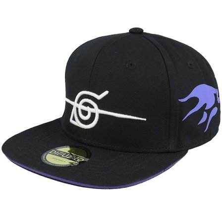 Difuzed - Negro snapback Gorra - Naruto Shippuden Black Snapback @ Hatstore