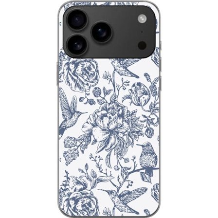 Kompatibelt Mobildeksel til Apple Apple iPhone 17 Pro Max Blomster & Fugler - Romantiskt Vintage-stil Mønster