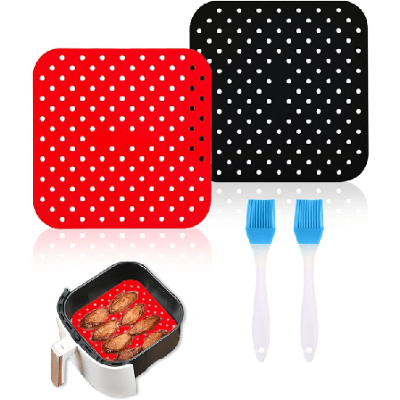 2 kpl tarttumatonta ilmakeittimen vuorausta, ilmakeittimen lisävarusteet, ilmakeitin