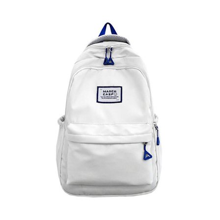 Ryggsekk Skolesekk HVIT