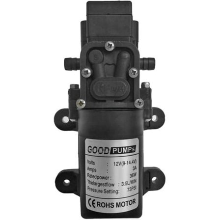 12V DC Högtrycks Membranpump Färskvattenpump Smart Sprayer Pump för RV Husbil/NC/