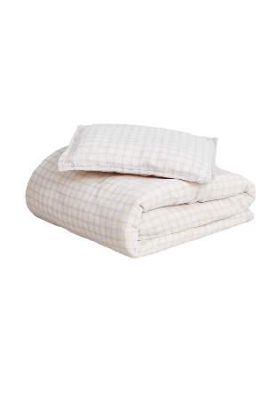 Garbo&Friends Muslin Bäddset Junior 100x130 cm Sängkläder Beige 100x130/ 35x55