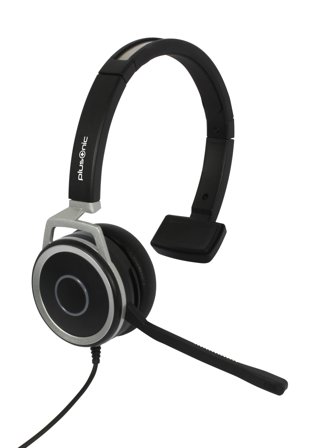 PLUSONIC Business Headset, 15.1P, monaural, USB & 3,5mm Klinke