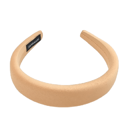 Complement Diadem Satin 3 Cm Hårband Dam Orange