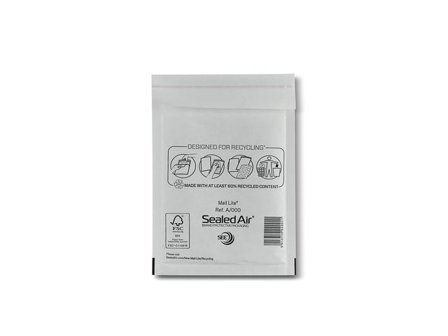 Mail Lite Bubbelpåse A/000 110x160mm remsa 100/fp - Lyreco - Emballage och lagerutrustning - Kuvert och postemballage - Bubbelpåsar