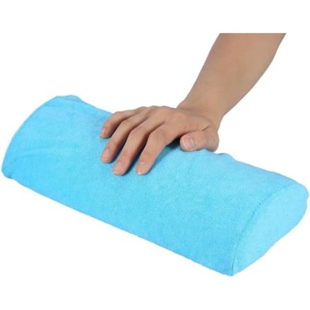 Sininen kynsienhoitotyyny Pehmeä käsipehmustetyyny Lepo Kynsienhoito